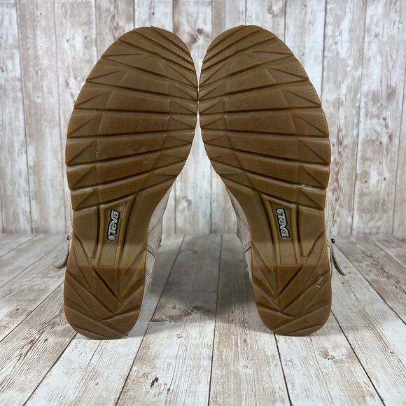 Teva Suede Ankle Boots with Braided Detail Casual Comfort Flat Boots Size 7.5 - Picture 7 of 8